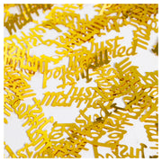 Just married tafelconfetti goud