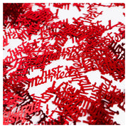 Just married tafelconfetti rood