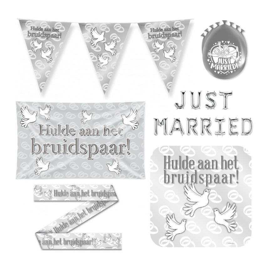 Just Married Versiering pakket - XL