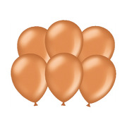Koper ballonnen chrome 6 stuks