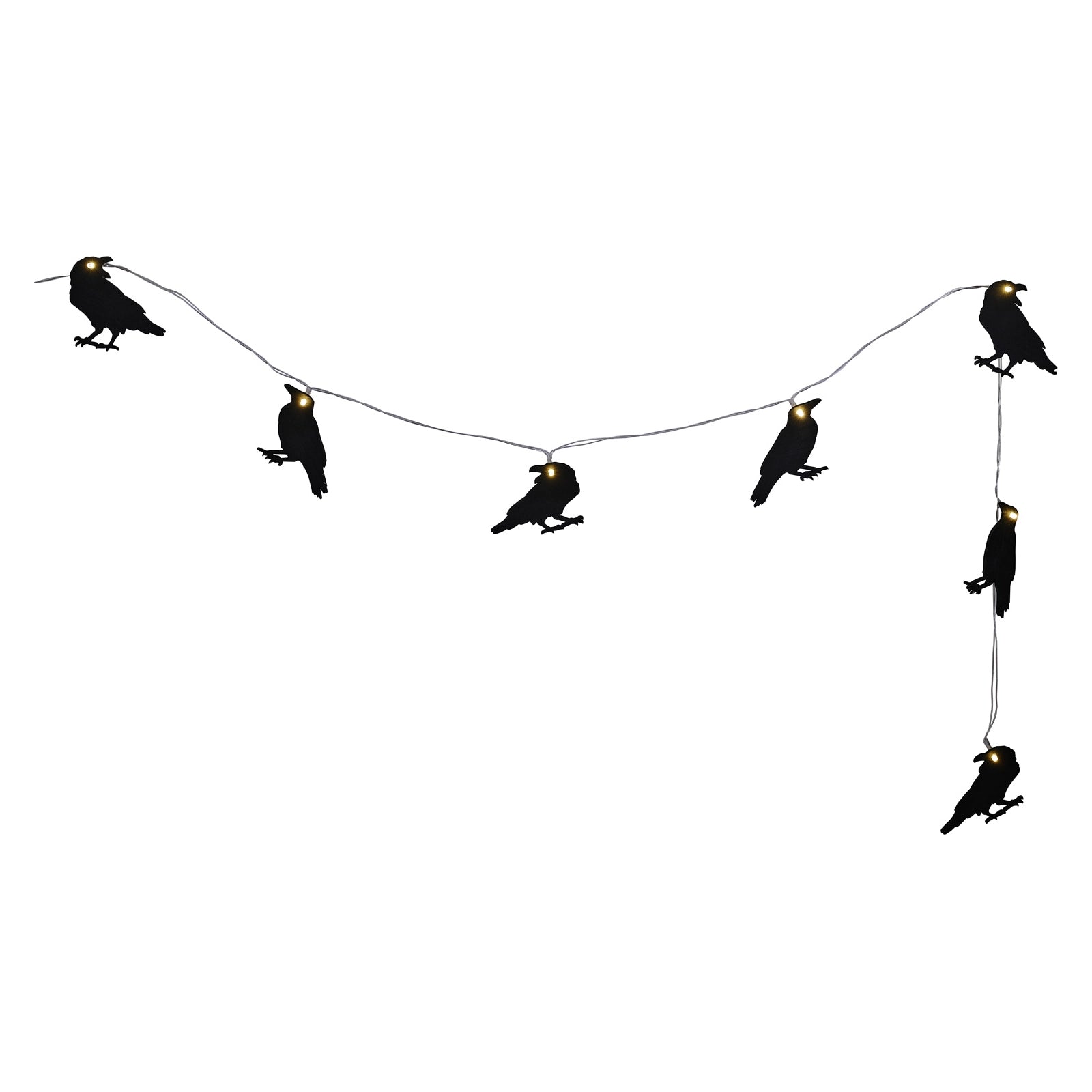 Kraaien slinger met lichtgevende ogen - Halloween