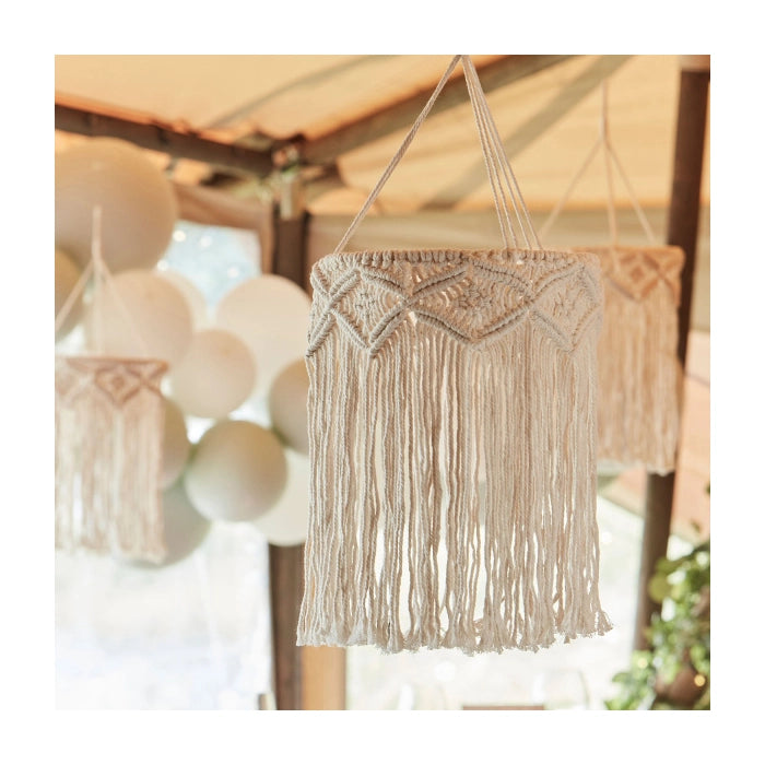 Kroonluchter Macrame A Touch of Pampus 40x25cm