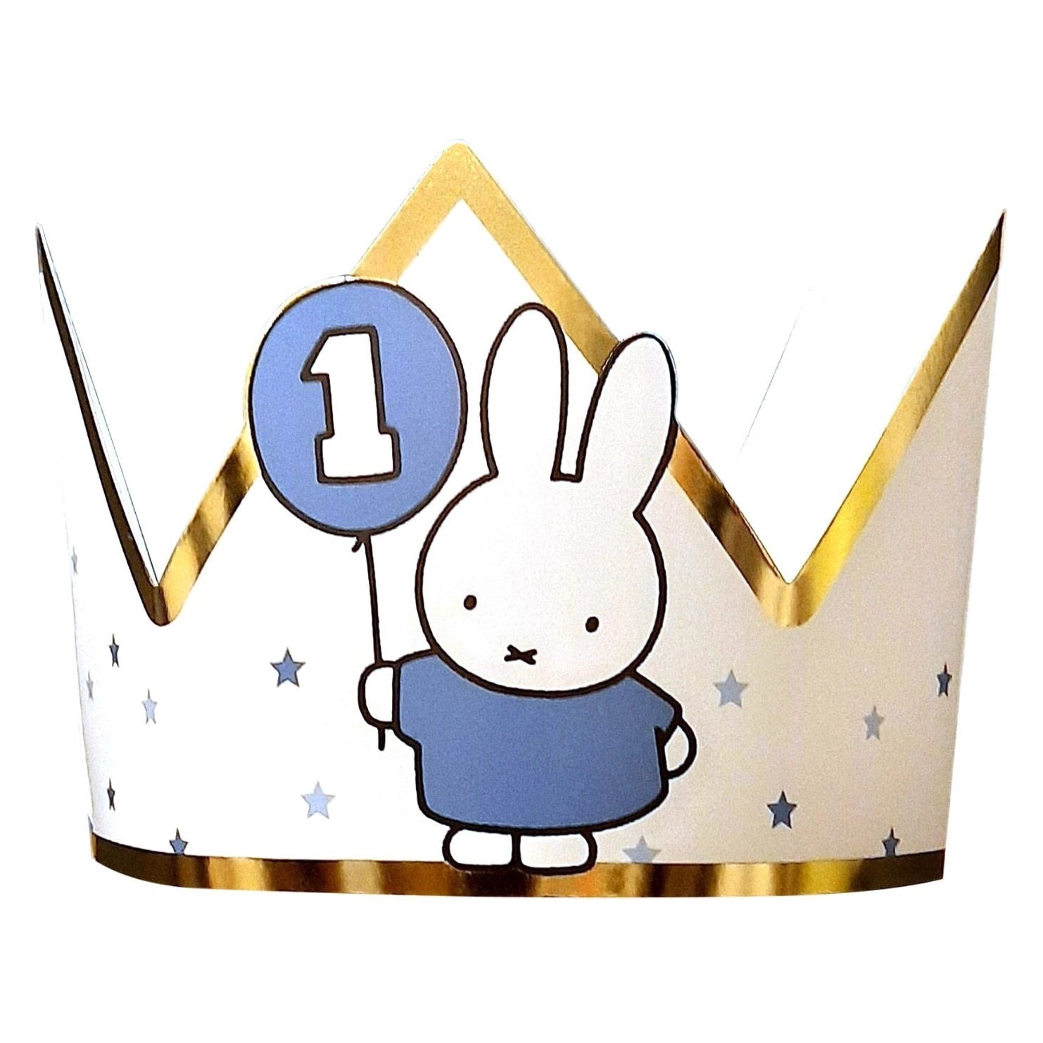 Kroontje Nijntje First Birthday Blauw