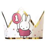 Kroontje Nijntje First Birthday Roze