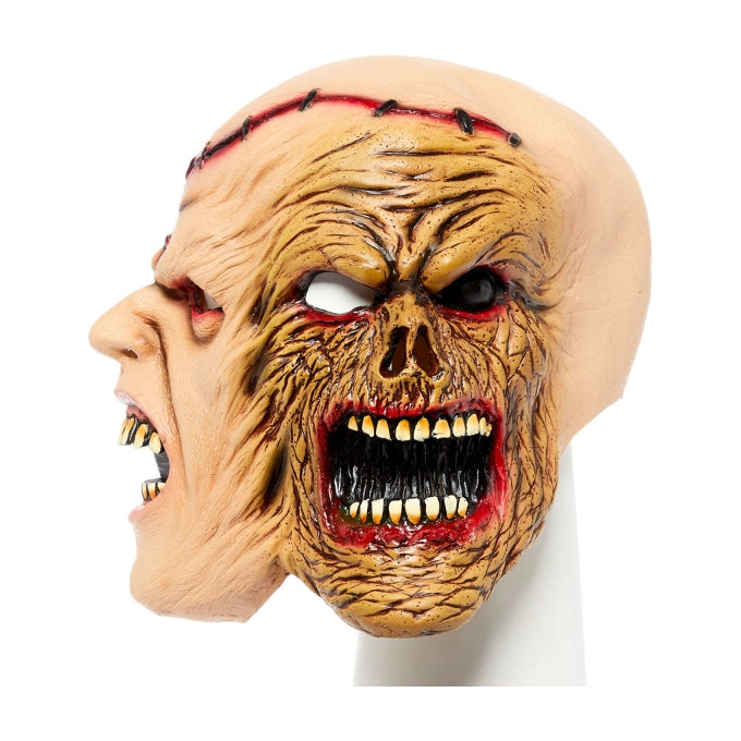 Latex masker met 2 gezichten