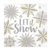 Let it Snow Servetten 16 stuks, 33x33cm