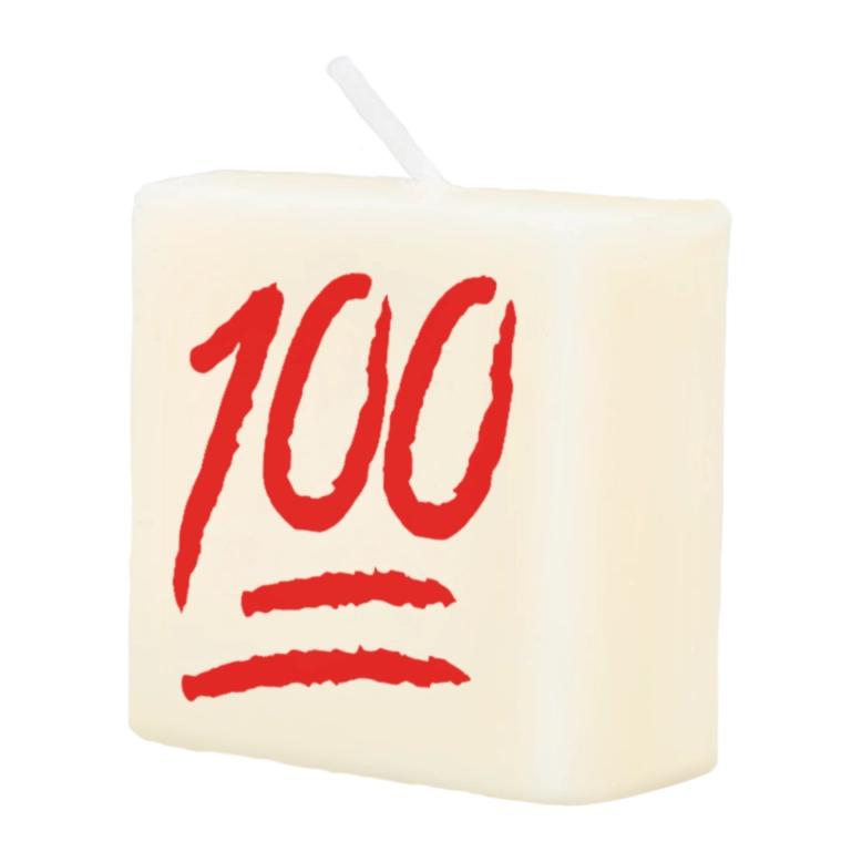 Letter Kaarsje - 100