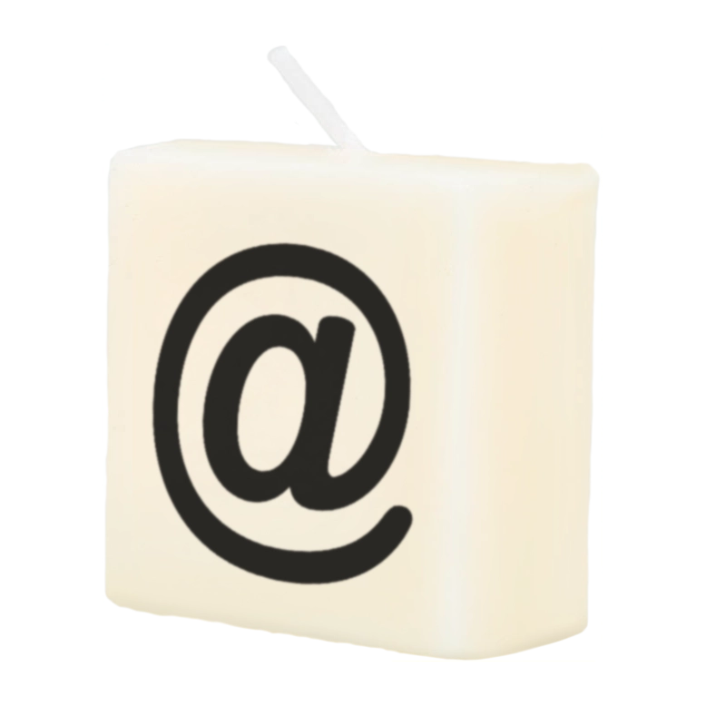 Letter Kaarsje - @