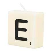 Letter Kaarsje - E