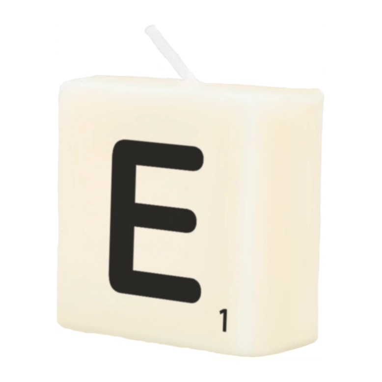 Letter Kaarsje - E