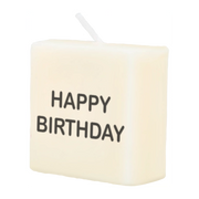 Letter Kaarsje - Happy birthday