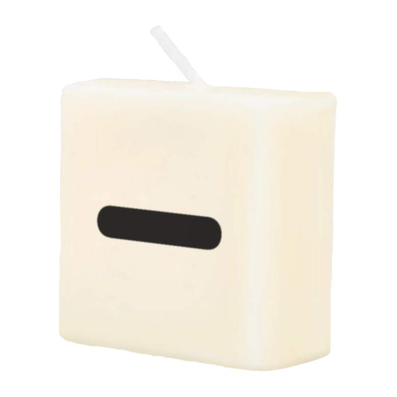 Letter Kaarsje - - (middenstreepje)