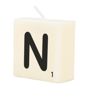 Letter Kaarsje - N