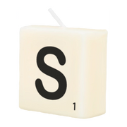 Letter Kaarsje - S