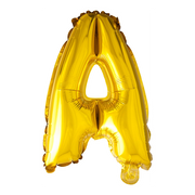 Letterballon A Goud 41 cm