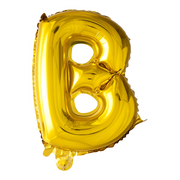 Letterballon B Goud 41 cm