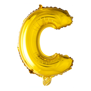 Letterballon C Goud 41 cm