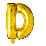Letterballon D Goud 41 cm