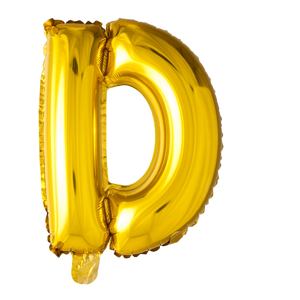 Letterballon D Goud 41 cm