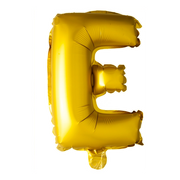 Letterballon E Goud 41 cm