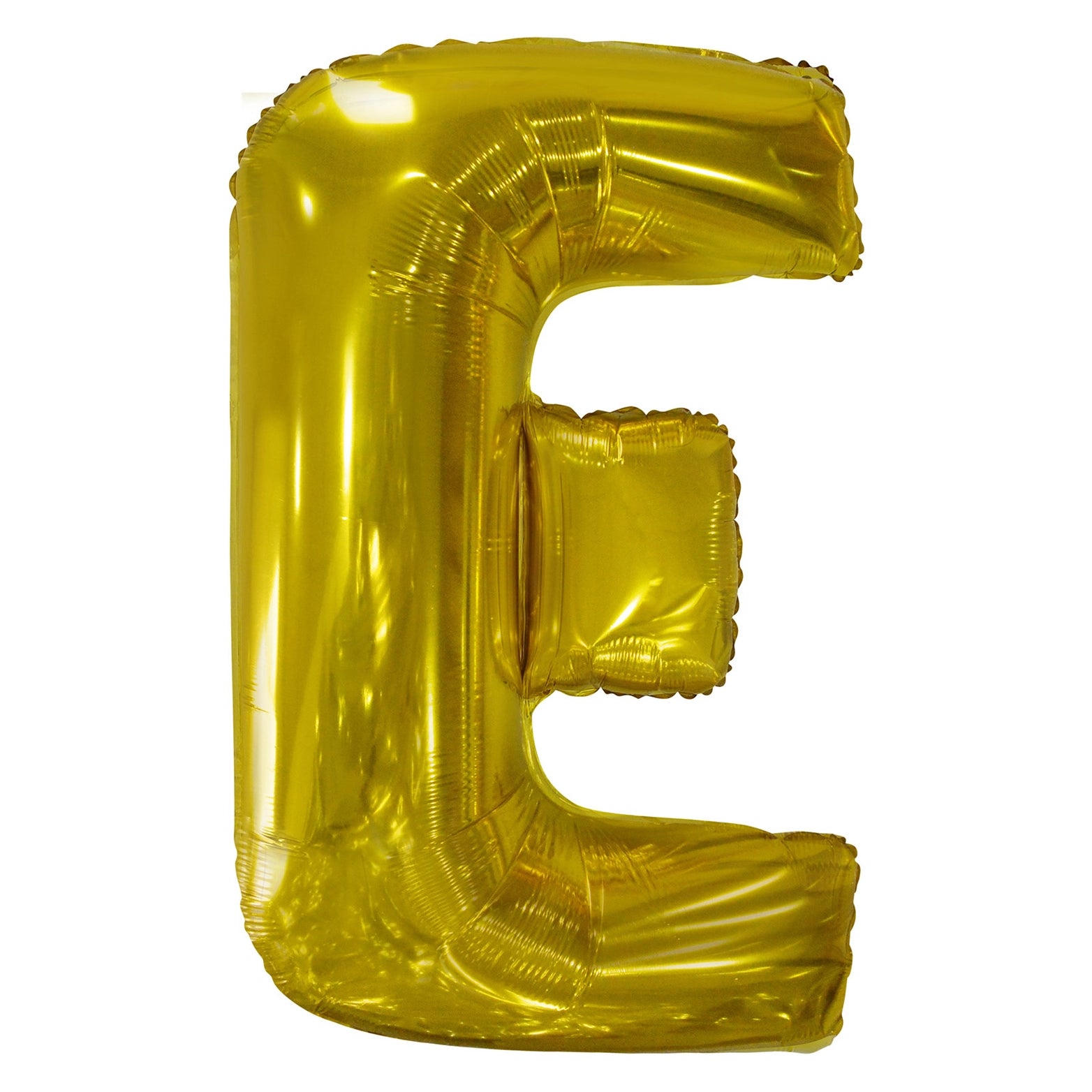 Letterballon E Goud XL 86cm