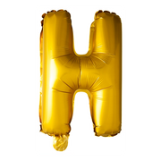 Letterballon H Goud 41cm