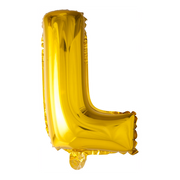 Letterballon L Goud 41cm
