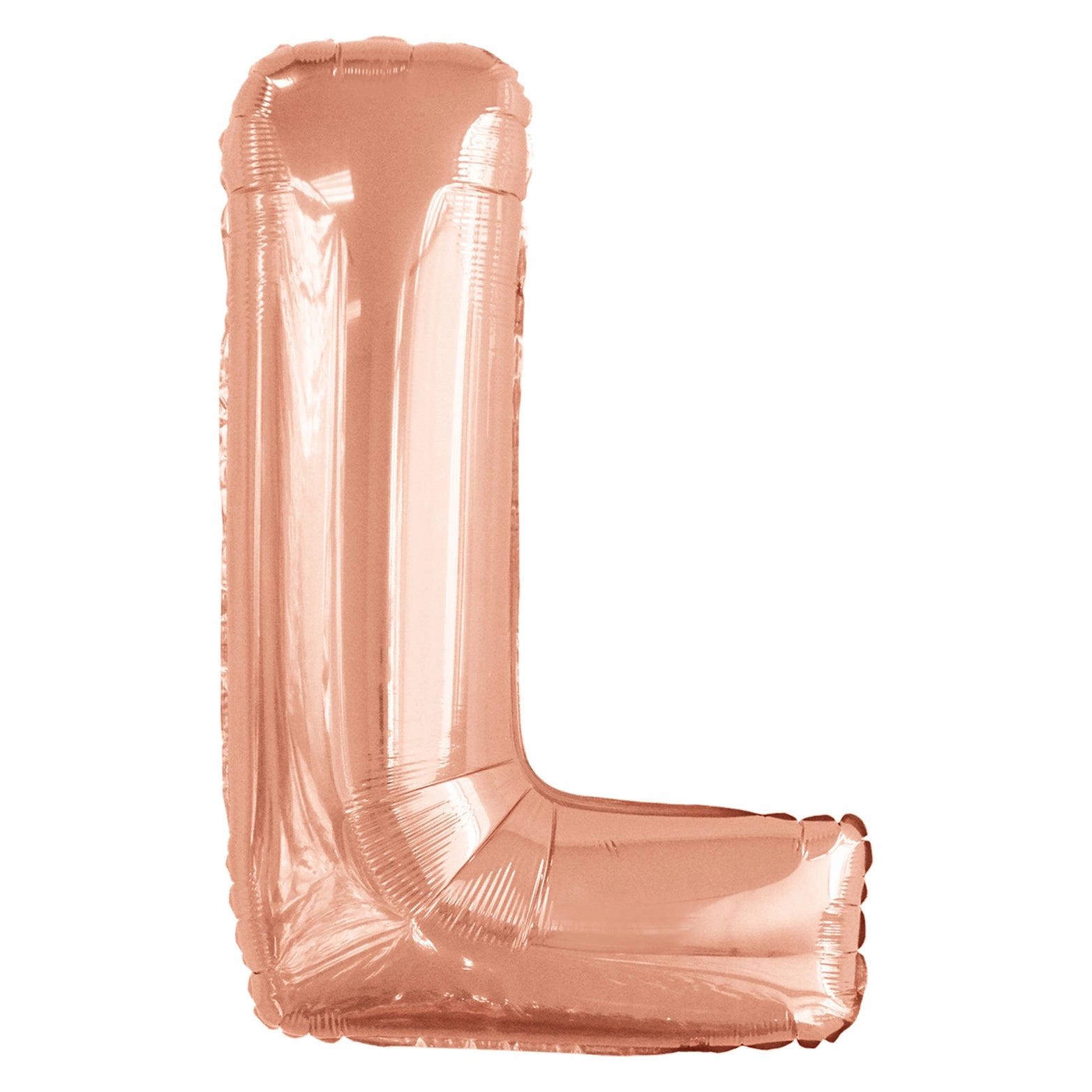 Letterballon L Rose Goud XL 86cm