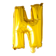 Letterballon N Goud 41cm