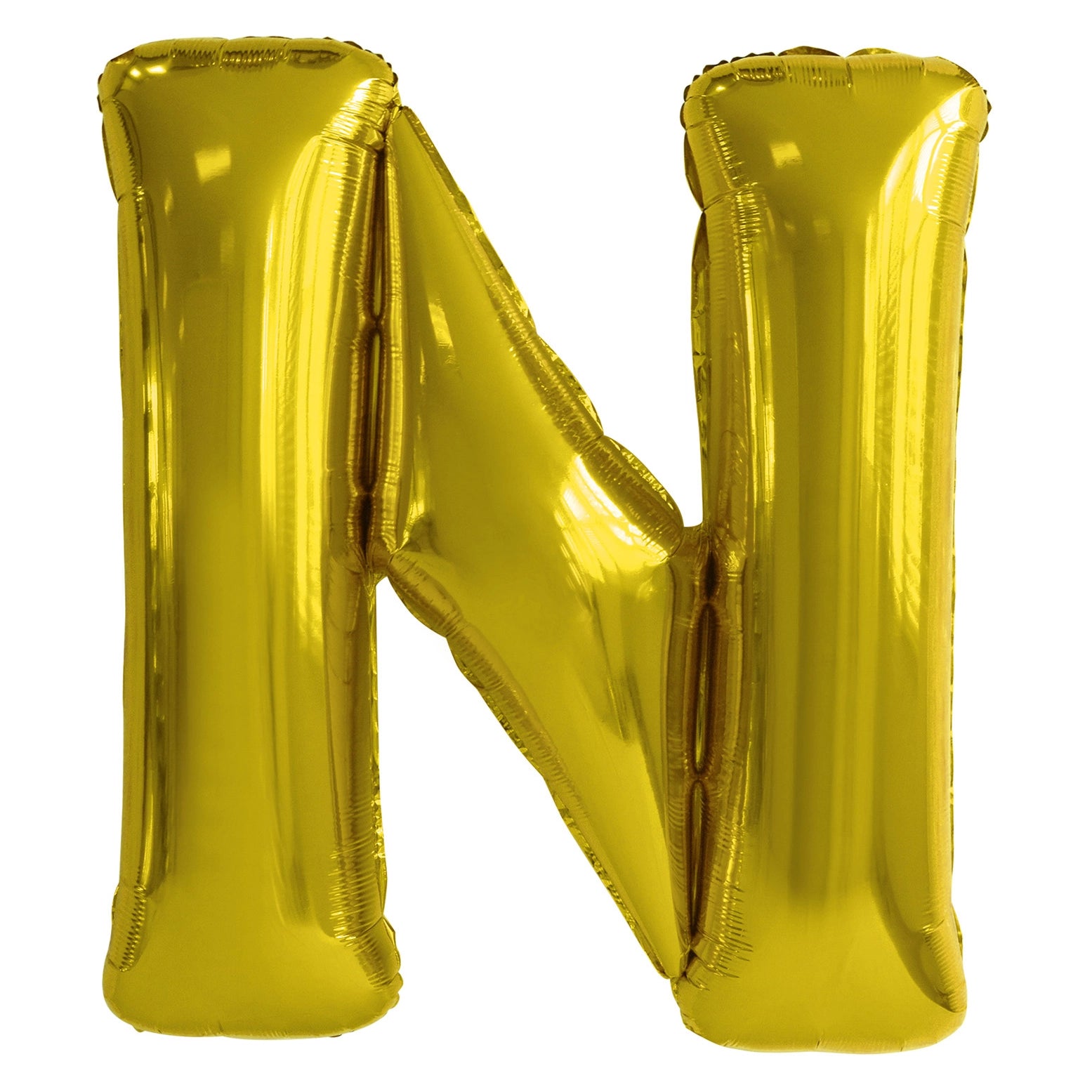 Letterballon N Goud XL 86cm