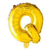 Letterballon Q  Goud 41 cm