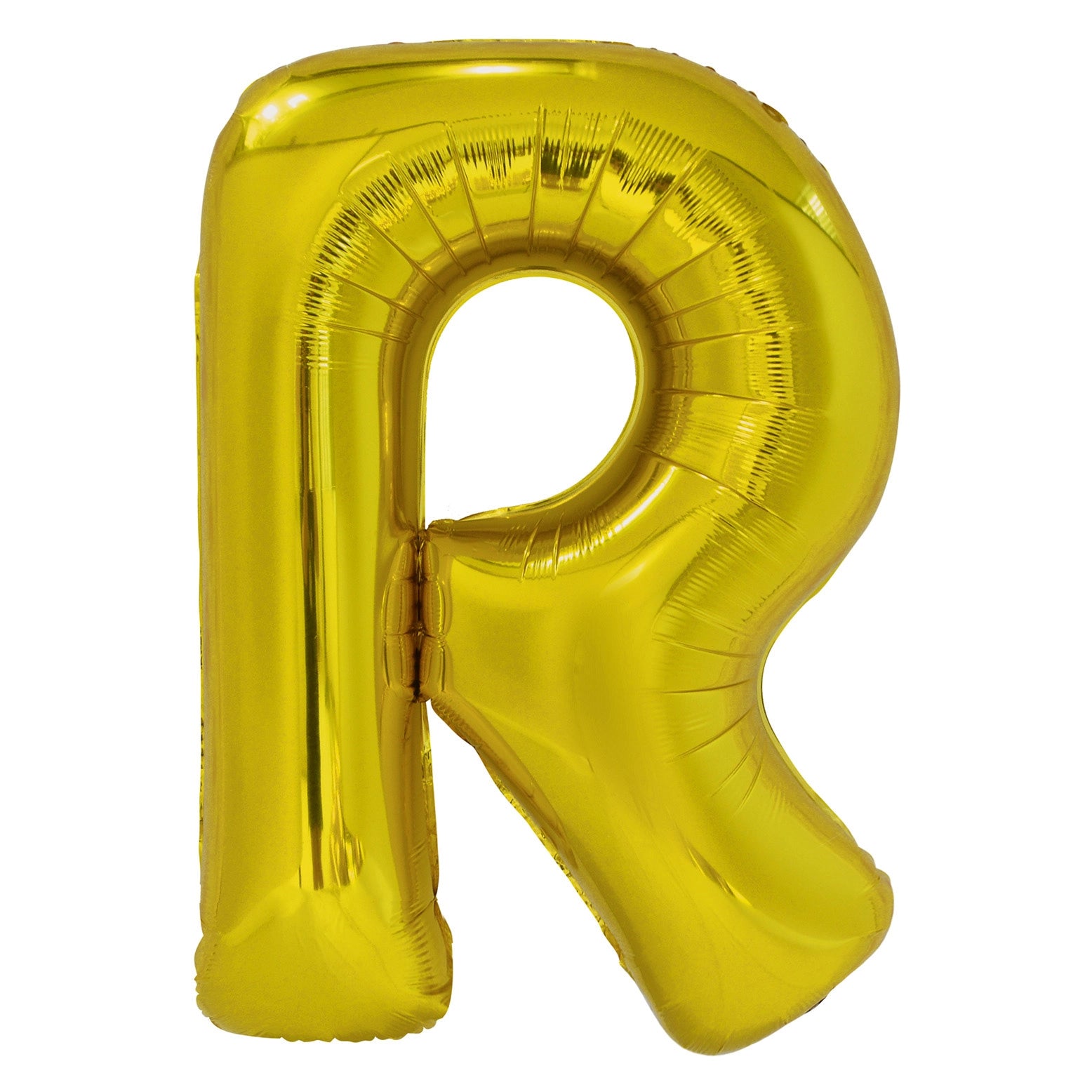 Letterballon R Goud XL 86cm