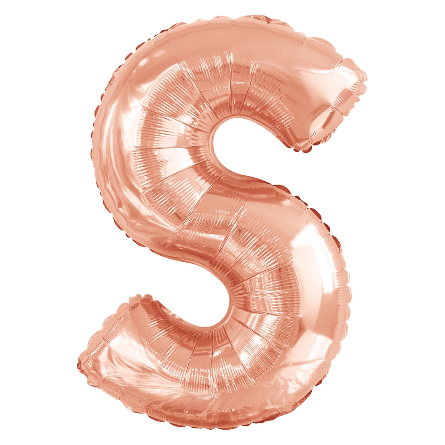 Letterballon S Rose Goud XL 86cm