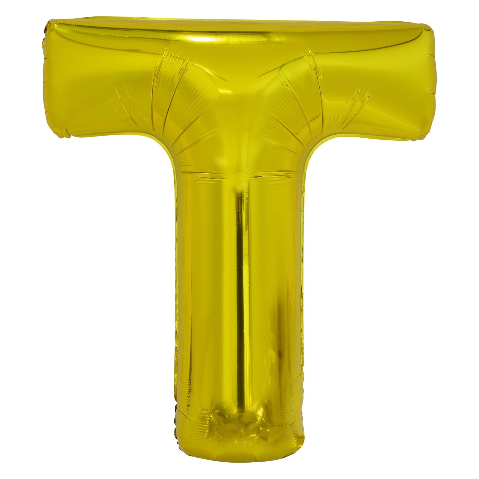 Letterballon T Goud XL 86cm