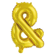 Letterballon &teken Goud XL 86cm