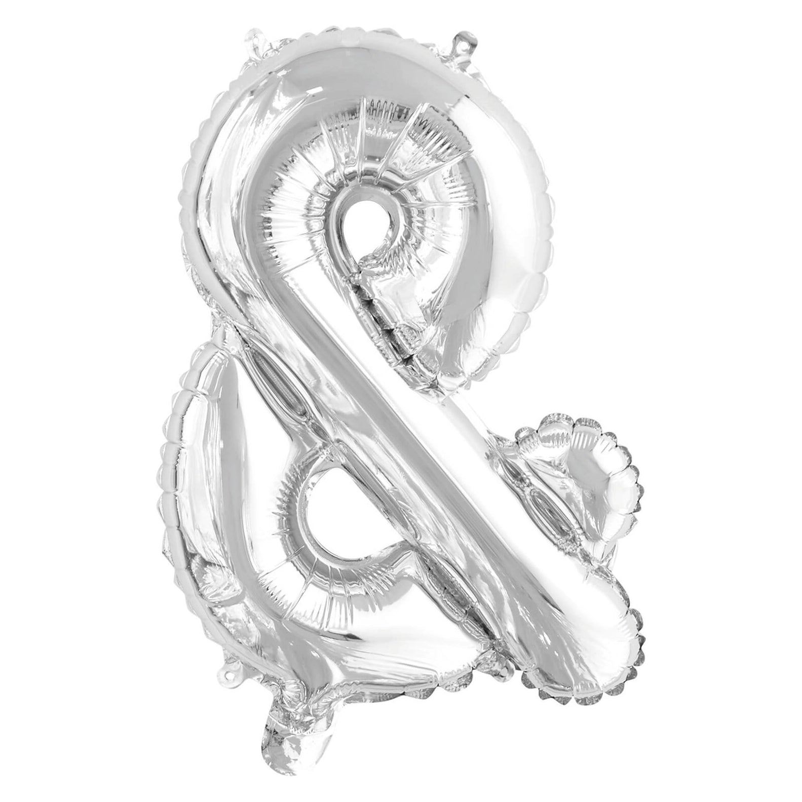 Letterballon &teken Zilver XL 86cm