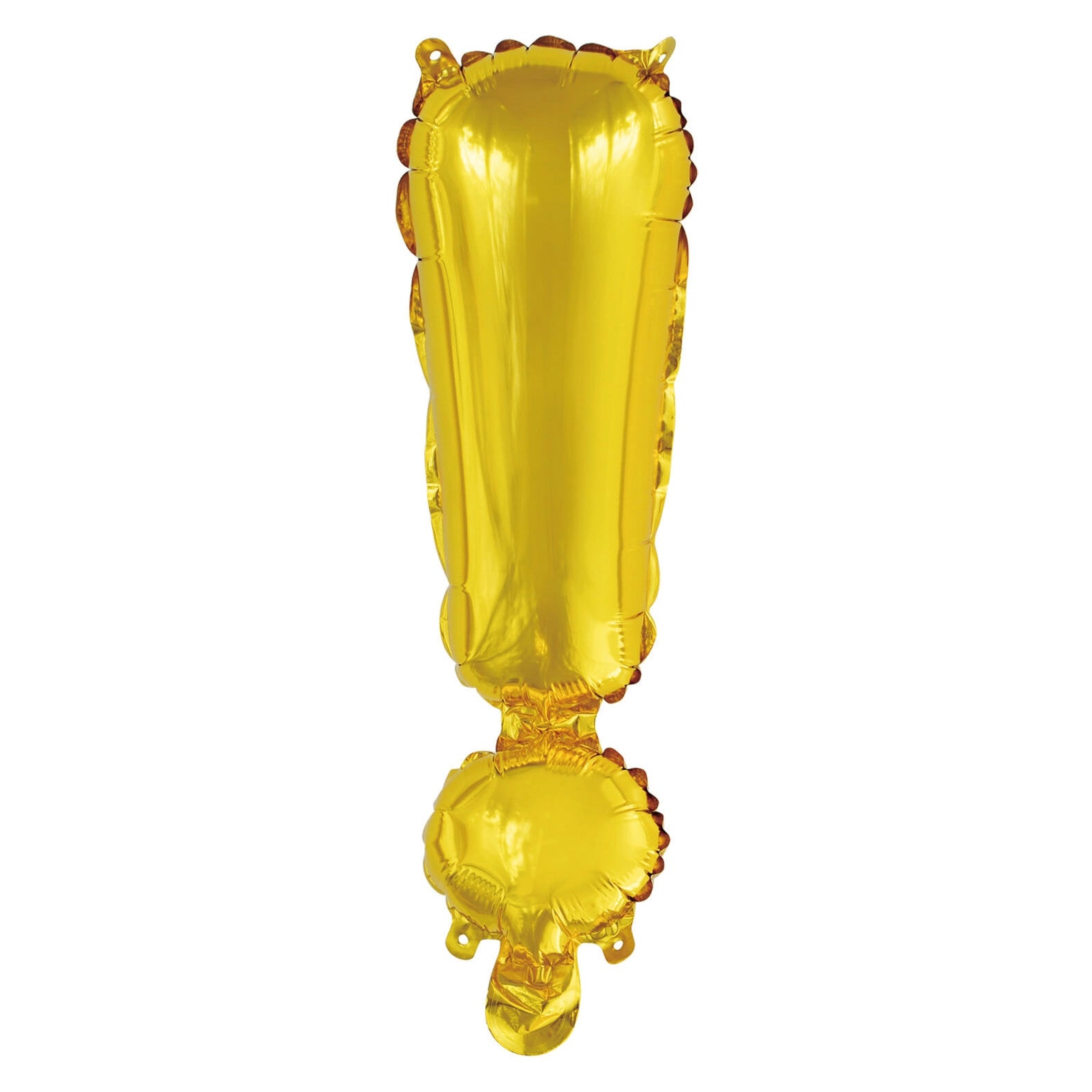 Letterballon uitroepteken Goud XL 86cm