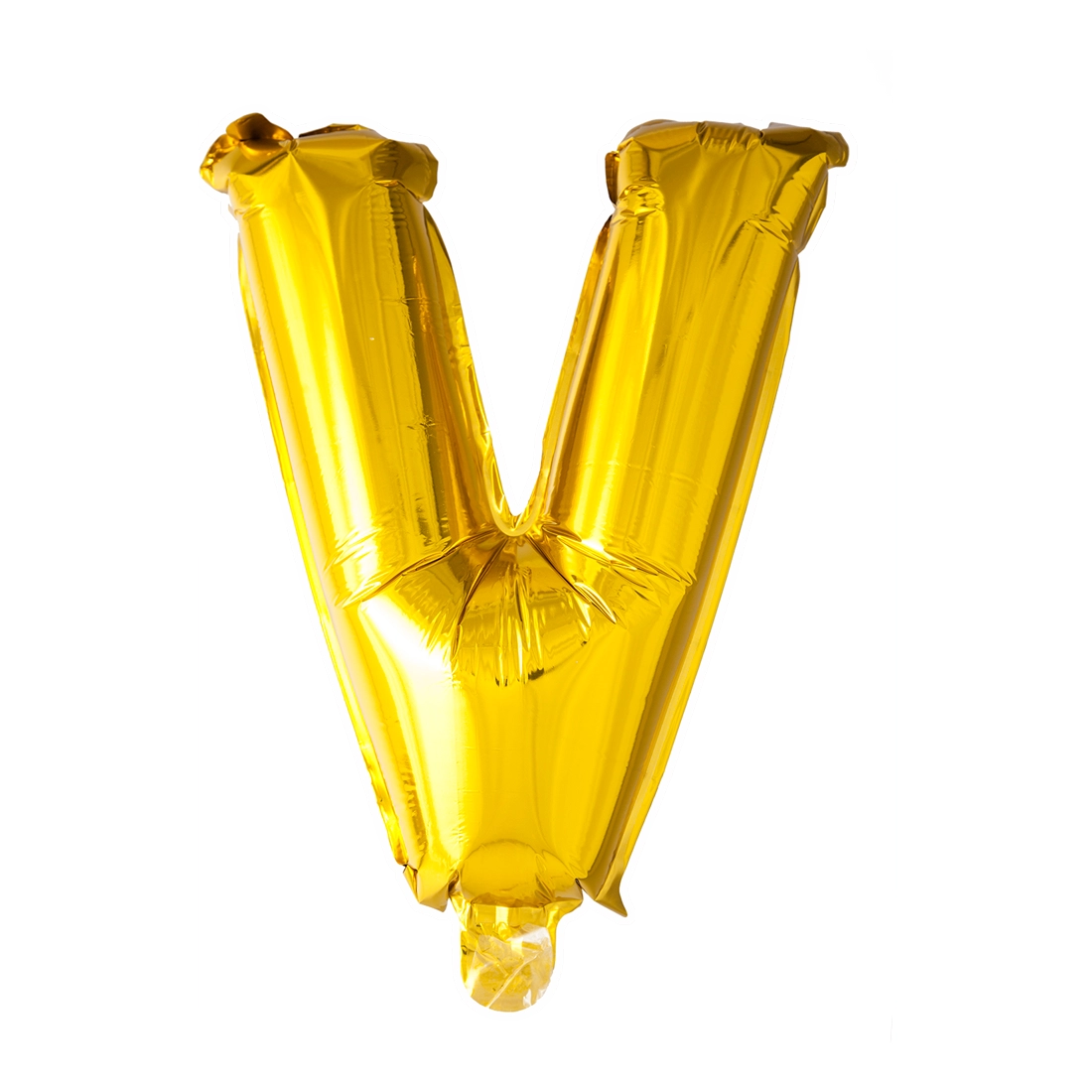Letterballon V Goud 41cm