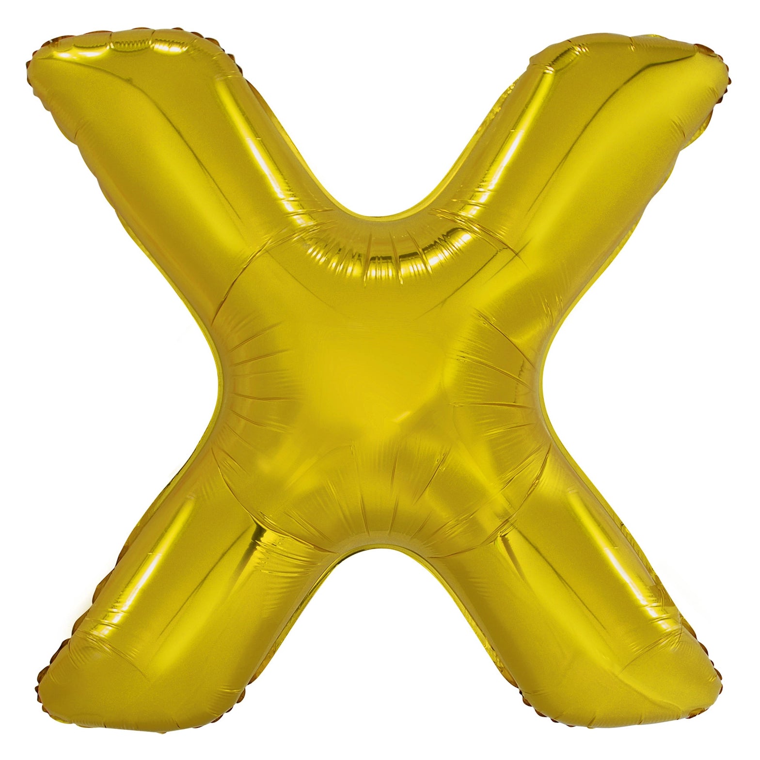 Letterballon X Goud XL 86cm