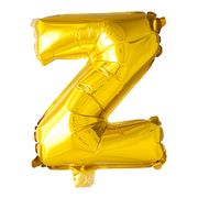 Letterballon Z Goud  41cm