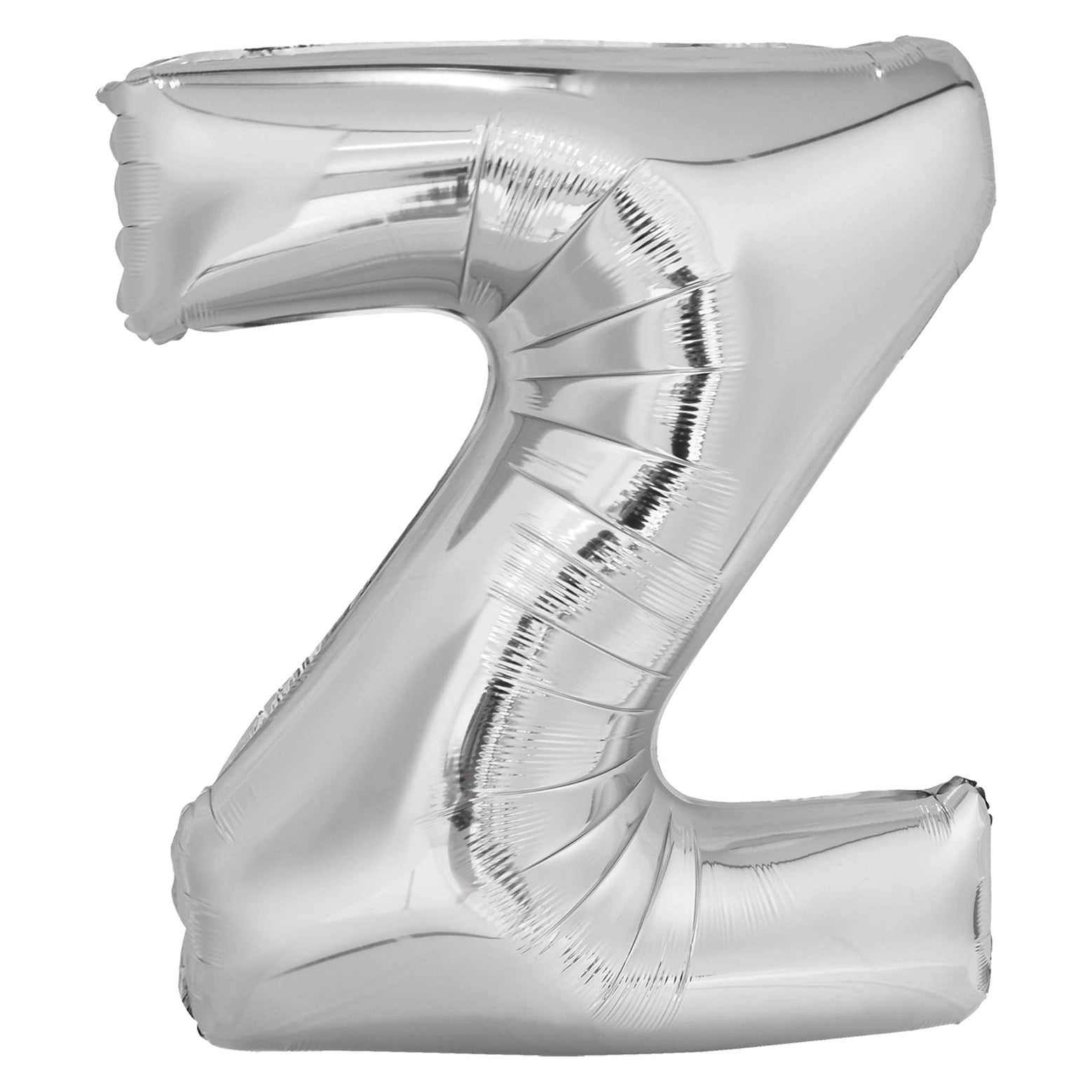 Letterballon Z Zilver XL 86cm
