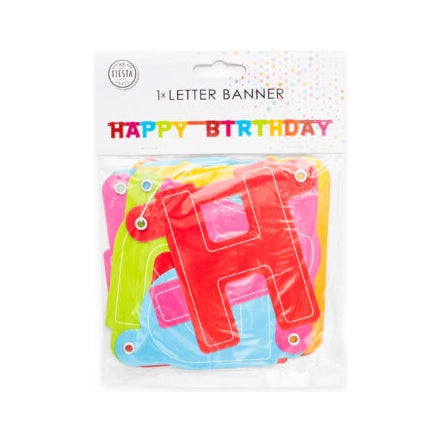 Letterslinger Happy Birthday - 1,6 meter