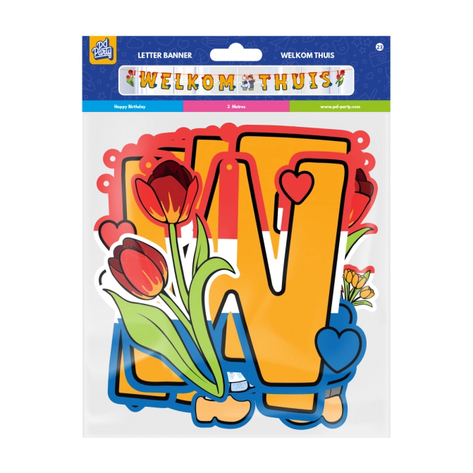 Letterslinger Welkom Thuis Holland 3 meter