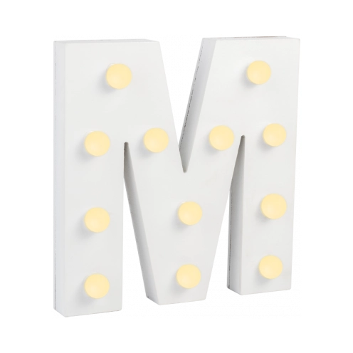 Light Letter -M