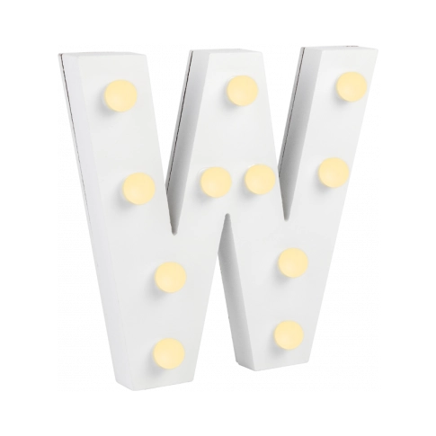 Light Letter -W