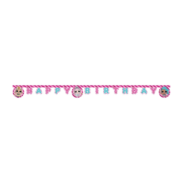 LOL - Letterslinger Happy Birthday - 2 meter