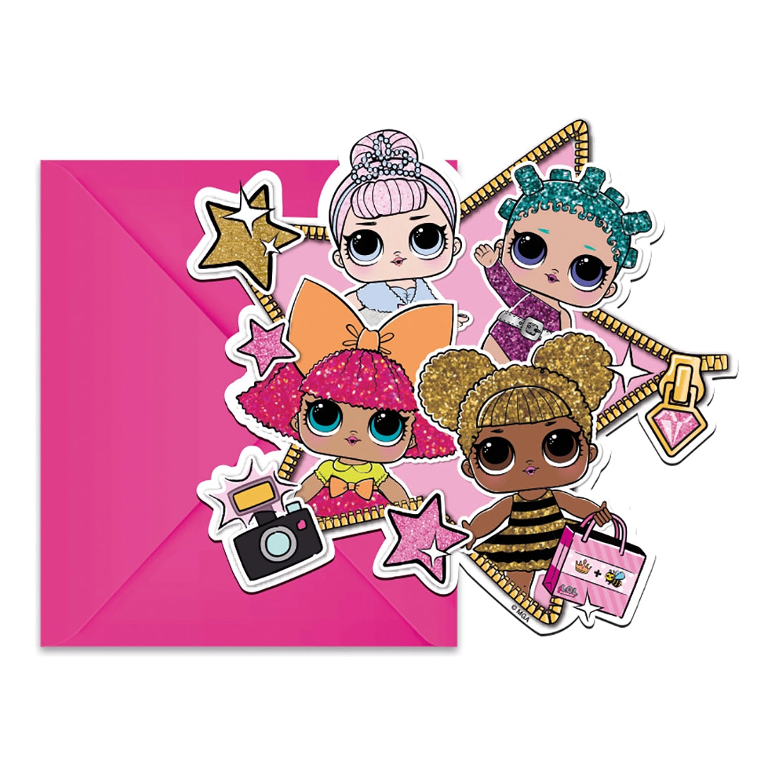 LOL - Uitnodigingen - 6 stuks