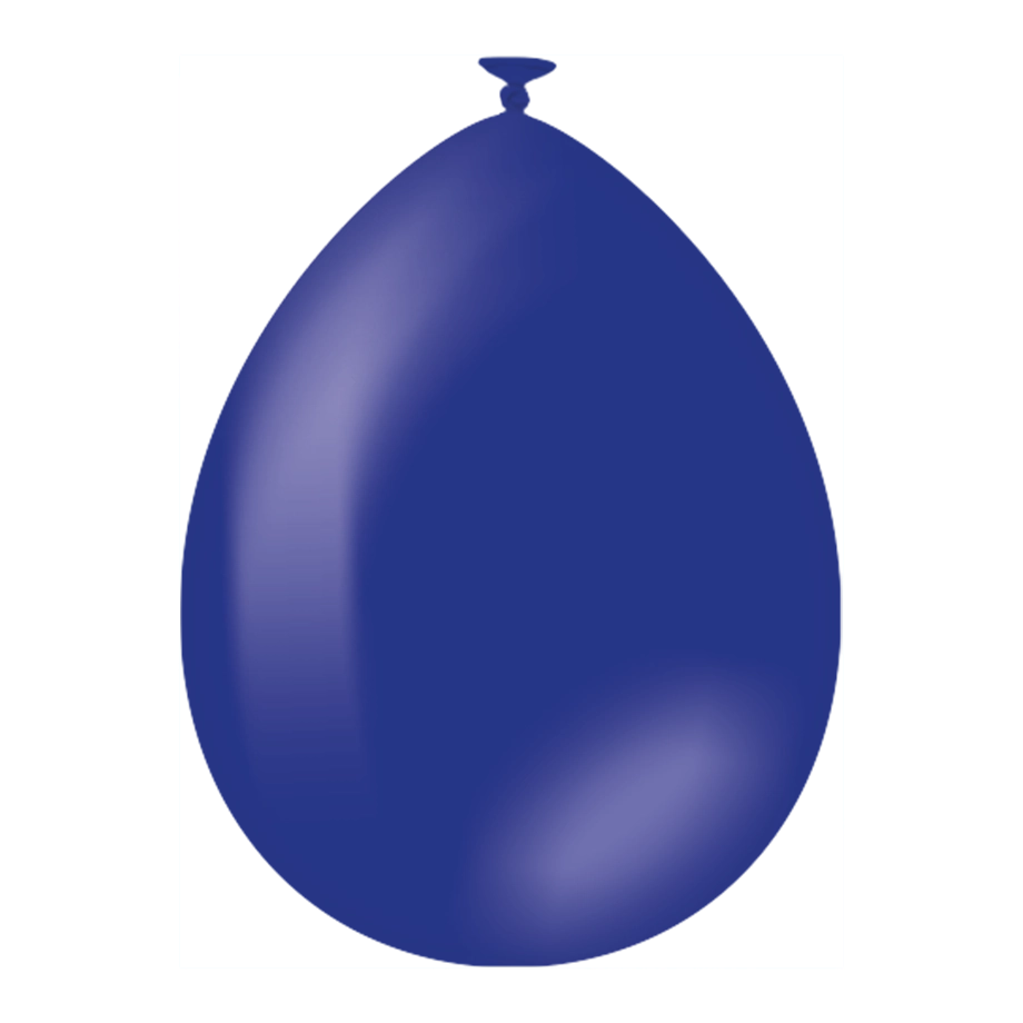 Marine blauwe ballonnen 50 stuks 30cm