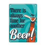 Metalen bord there is always time