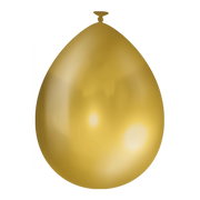 Metallic Gouden ballonnen 10 stuks 30cm